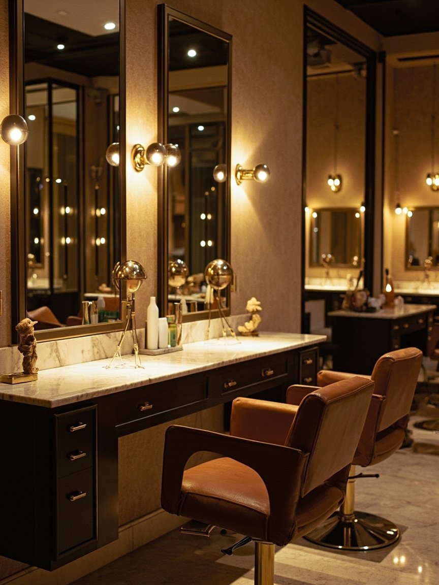 Interior del atelier Martinez Spa.